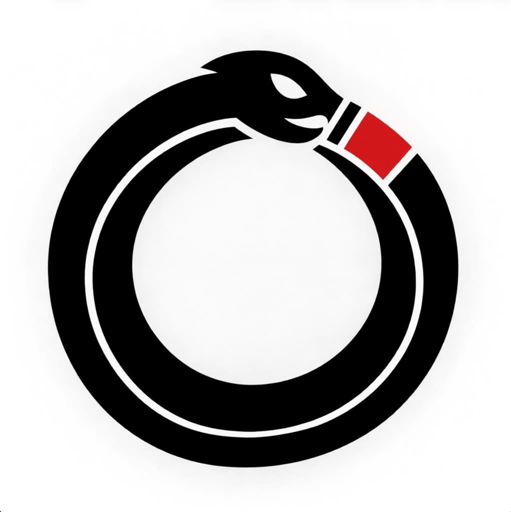 Jiu Jitsu Brotherhood ouroboros mark