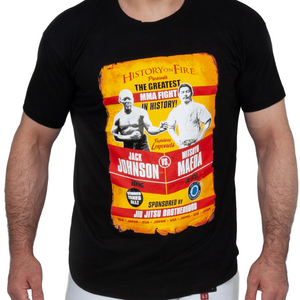 Jack Johnson vs. Mitsuyo Maeda T-Shirt | The Jiu Jitsu Brotherhood