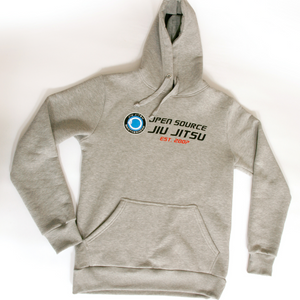 'Open Source' Jiu Jitsu Hoodie (Gray) | The Jiu Jitsu Brotherhood