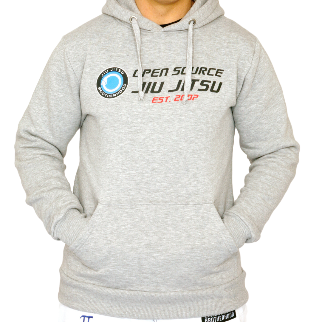 'Open Source' Jiu Jitsu Hoodie (Gray) | The Jiu Jitsu Brotherhood