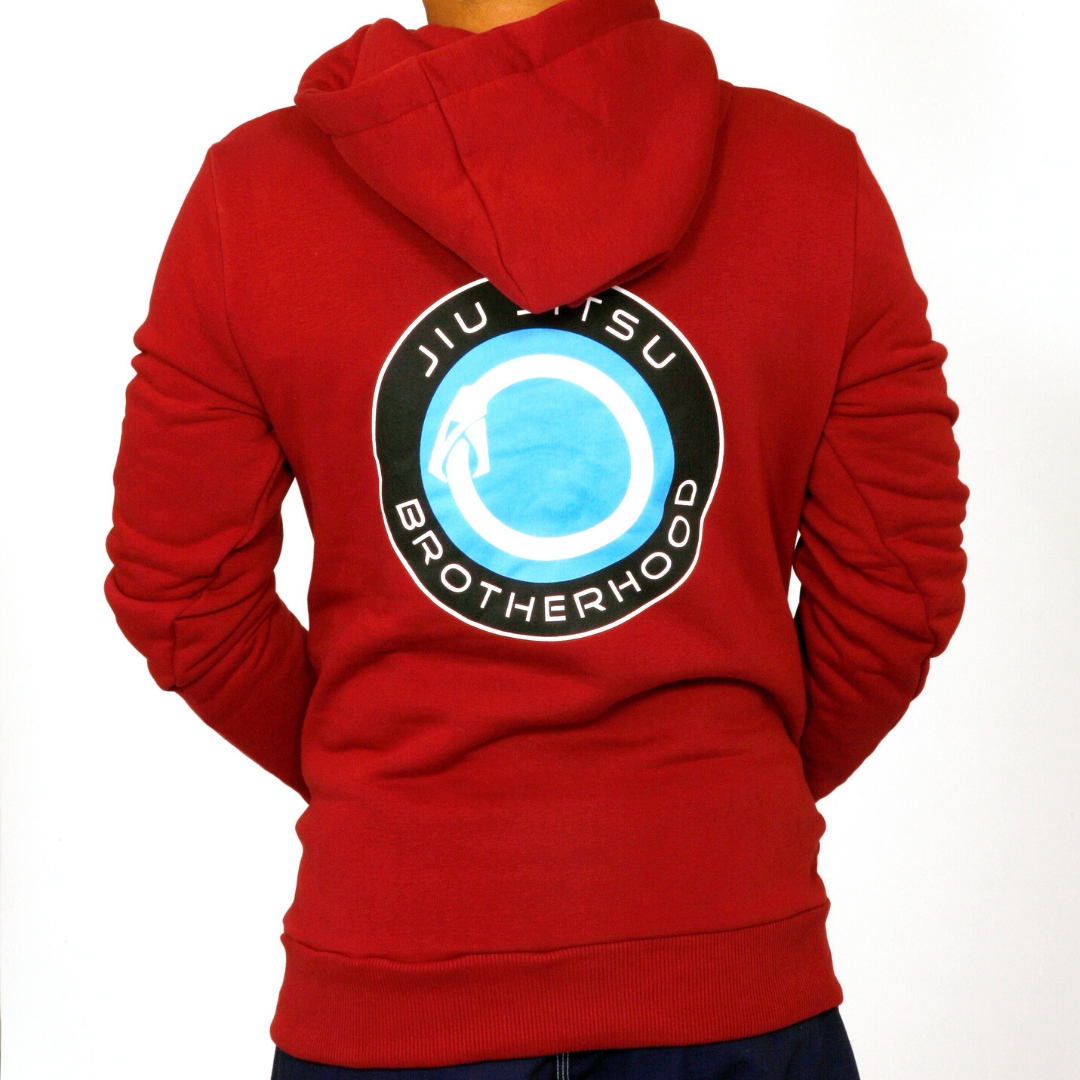 'Open Source Jiu Jitsu' Hoodie  (Red)