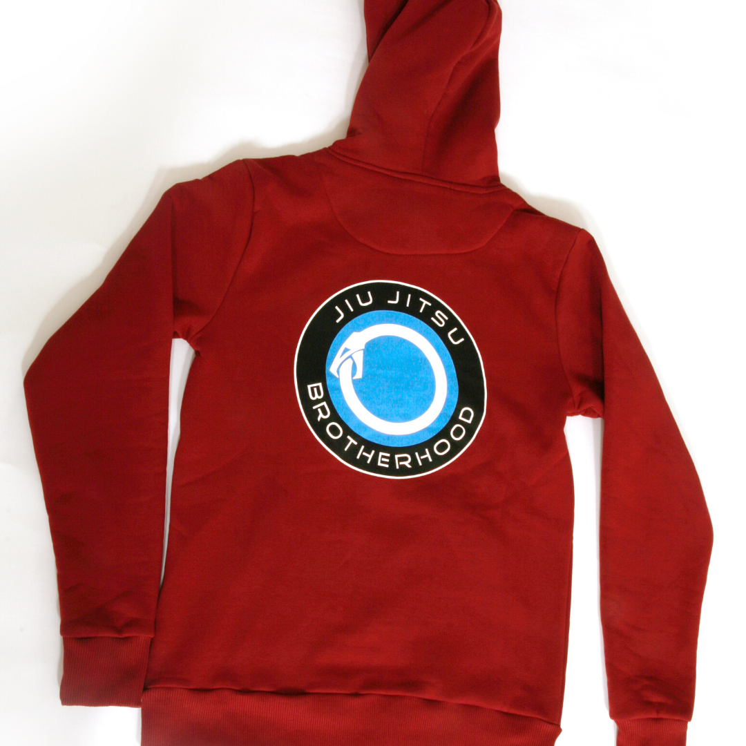 'Open Source Jiu Jitsu' Hoodie  (Red)